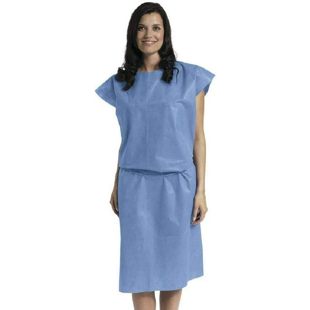 APQ Pack of 200 Disposable Patient Gowns, Multi Layer, Regular/Large