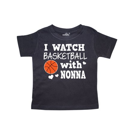 

Inktastic I Watch Basketball with Nonna Gift Toddler Boy Girl T-Shirt