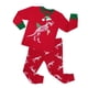 thumbnail image 3 of Conjuntos de pijamas para niños y niñas, ropa de dormir de Navidad para niños, Pijama para niños, motocicleta, avión, cohete, dinosaurio, búho, ropa de dormir estampada, 3 of 4