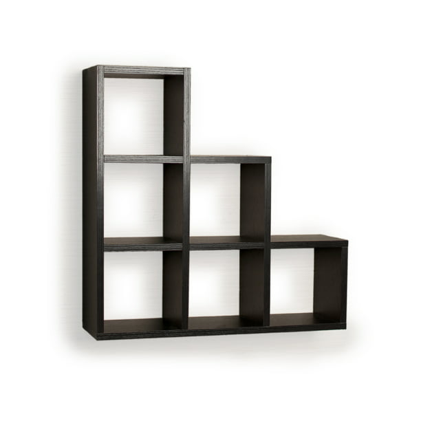 5 Tier Black Floating Shelf, White Floating Shelves B Model