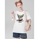 thumbnail image 1 of Letter Print Women's Casual Summer Top - Animal Pattern Knit Fabric Round Neckline T-Shirt for All Seasons, 1 of 5