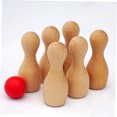 thumbnail image 4 of FONDOTIN 1 Set Tabletop Mini Bowling Game Beige Round Ball for Family Games and Indoor Activities, 4 of 8