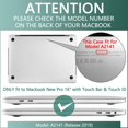 thumbnail image 4 of Batianda Case for MacBook Pro 16 inch 2019 Release Model A2141, Hard Shell Case for Newest MacBook Pro 16-inch Retina Display with Touch Bar & Touch ID, Creative Brain, 4 of 4