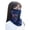 Navy Blue, variant on YIFAEUX Cycling Face Guard Ear-hanging Design Fleece Lined Windproof UV Sun Protection Outdoor Sports Half Face Guard Neck Warmer