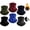 Multi-dark 6p, variant on Winter Warmer Ski : Gaiter Cover Balaclava Scarf