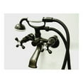 thumbnail image 3 of Elements Of Design ES2662X Double Handle 3-1/2" To 8-1/2" Center Wall Mounted Clawfoot Tub, 3 of 4