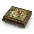 thumbnail image 1 of Handcrafted Ercolano Music Box Featuring "The Letter" by Brenda Burke - Lovely Hula Hands - SWISS, 1 of 2