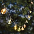thumbnail image 3 of Mainstays 10-Count Indoor Outdoor Iridescent Warm White LED G40 Globe Lights with White Wire, 3 of 7