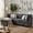 Dark Gray, variant on Advwin 3-Seater Oversized Modular Sectional Sofa with Storage Under Each Seat & Ottoman, Modern Chenille Sectional Couch Sleeper with Extra Wide & Deep Seats for Living Room, Orange
