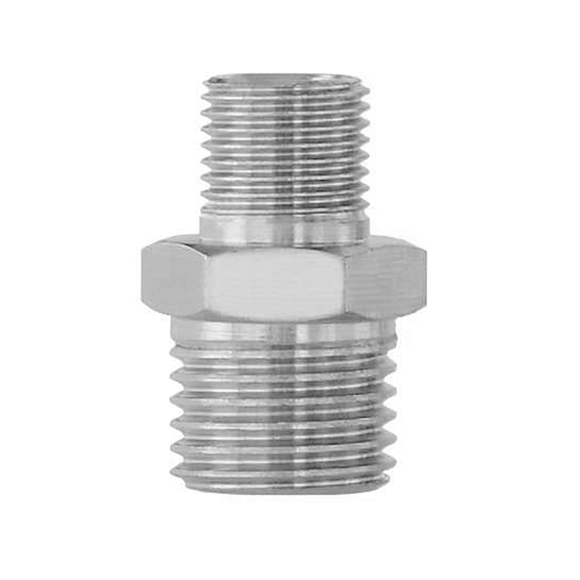 PointZero Airbrush Reducer Nipple Fitting 1/4 in. -1/8 in. BSP Male-Male