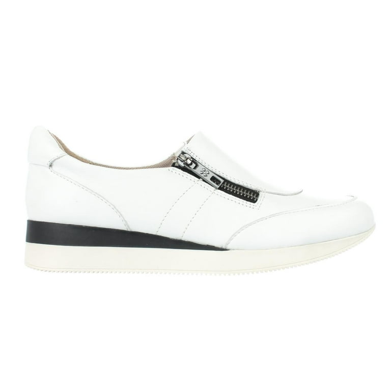 Womens naturalizer Jetty Side Zip Fashion Sneakers White