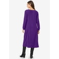 thumbnail image 2 of Woman Within Plus Size Petite Thermal Knit A-Line Dress, 2 of 6