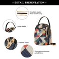 thumbnail image 4 of FORMRS Crossbody Bag for Women Quilted Travel Shoulder Cell Phone Purse with Chain Strap Handbag, Geometric Pattern, 4 of 7