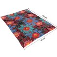 thumbnail image 4 of Pioneer Flower Blanket,Comfortable Soft Flannel Throw Blanket,All Season,Warm Lightweight Blankets for Sofa Bed Couch Living Room Chair,60"x80"(150x200cm), 4 of 4