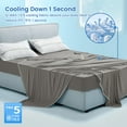 thumbnail image 6 of PHF Double Cooling Blanket for Hot Sleepers Queen Size, Arc-Chill Q-Max>0.5 with Double Cooling, Summer Blanket Absorbs Heat to Keep Cool All Night (Charcoal Grey, 90"x90"), 6 of 8