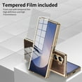 thumbnail image 4 of Allytechgroup Case for Samsung Galaxy Z Fold 7 with Screen Protector, Lens High Out Protection Non-Greasy Upgraded Anti-Drop Shockproof Protective Back Cover for Samsung Galaxy Z Fold 7, Brown, 4 of 12
