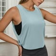 thumbnail image 2 of Landzoo One Women's Casual Sleeveless Yoga Tank Top Loose Fit Comfortable Summer Workout Vest For Daily Wear Outdoor Activities Soft Stylish Basic Camisoles & Tanks, 2 of 4