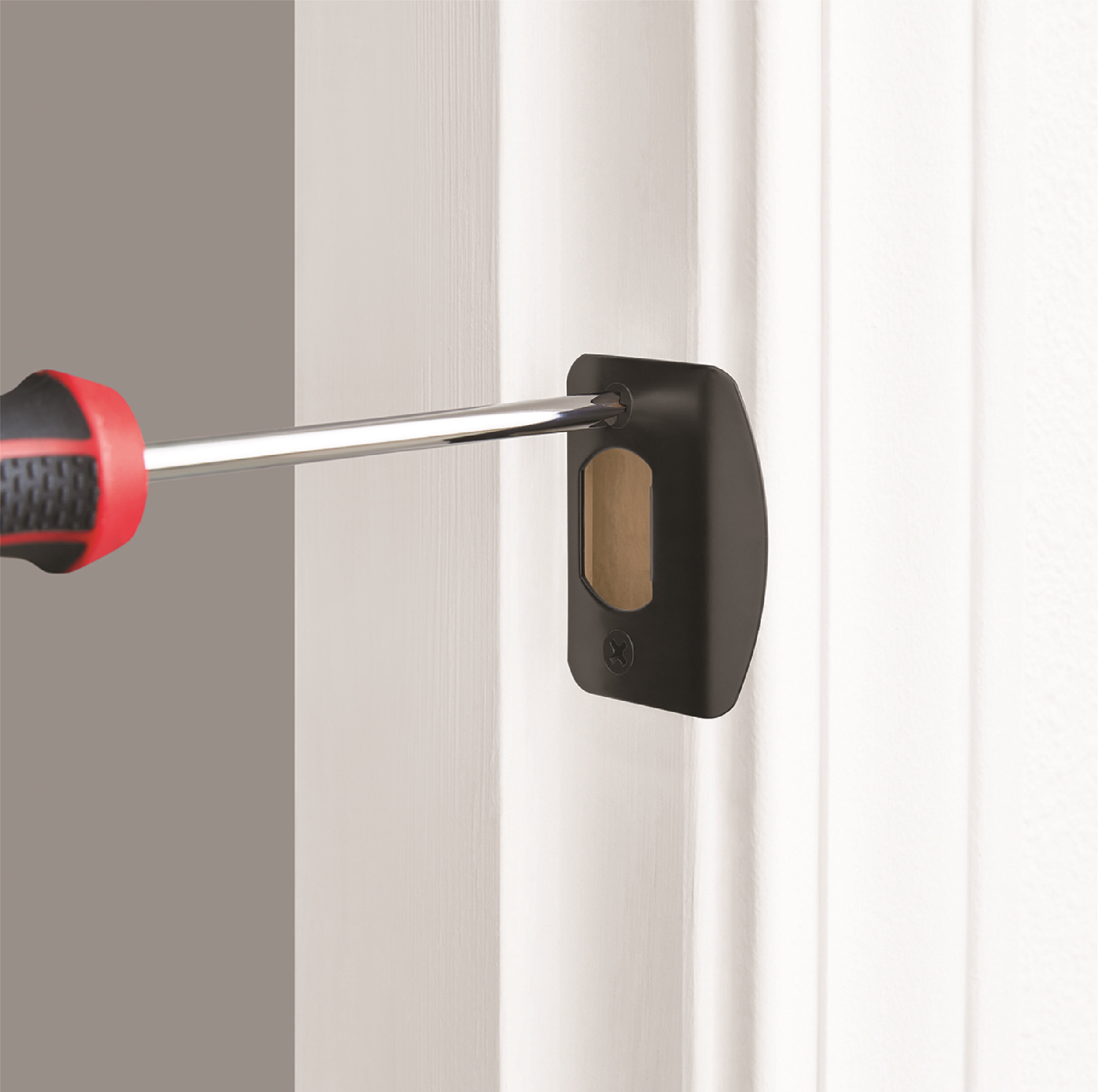 Two Keyed Entry Ball Locking Doorknobs MB Finish Twin Pack