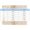 thumbnail image 3 of Waist Trainers for Women Lace Floral Front Hook Waist Trainer Corset Adjustable Postpartum Girdle Body Shaper M, 3 of 4