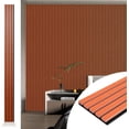 thumbnail image 5 of Wood Slat Acoustic Panels for Wall and Ceiling - Fluted Sound Absorbing Panel with Wood Finish - Walnut, 5 of 6