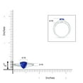 thumbnail image 4 of ANGARA Natural Split Shank Trillion Tanzanite Engagement Ring in 14K White Gold for Women (Size-6mm) | December Birthstone, Birthday, Anniversary, Jewelry Gift for Women | Natural Tanzanite Ring, 4 of 9