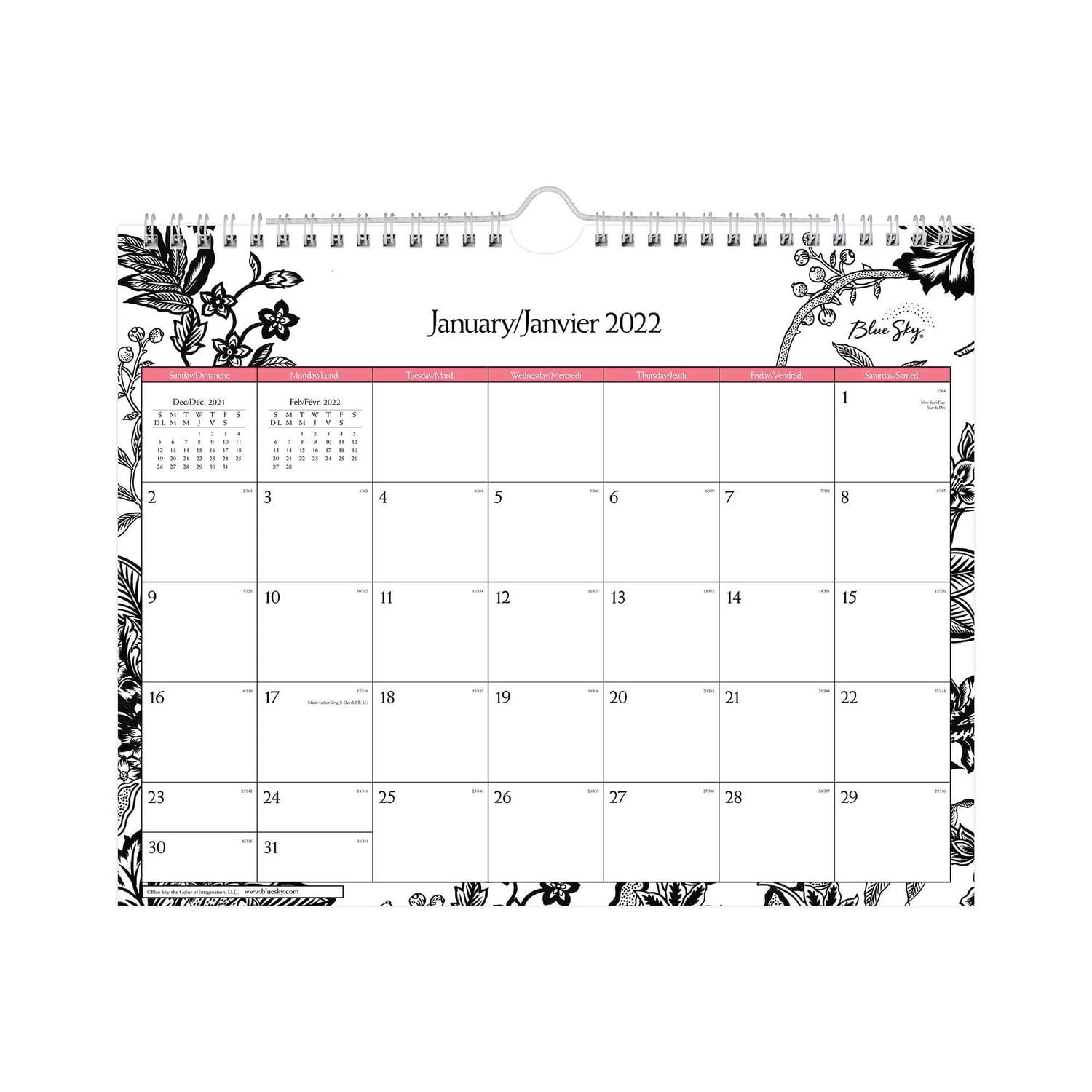Blue Sky Analeis Small Monthly Calendar 2022