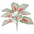 thumbnail image 1 of Planta artificial Hoja Oficina en casa Verdor Decoración Banquete de boda Planta falsa de plástico, Rojo, Tipo de hoja 1 Monstrate HA6782-01B, 1 of 6