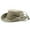 Z09Khaki, variant on Mens Outdoor Wide Brim Bucket Mesh Side Snap Fishing Hat Safari Cap Black