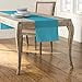 thumbnail image 3 of LA Linen TCpop14x108-TurquoiseDrkP52 Polyester Poplin Table Runner, Turquoise foncée - 14 x 108 po., 3 of 4