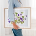thumbnail image 5 of Wild Violets Botanical - Illustration Floral Botanical Flowers Nature Pastel Unframed Wall Art Print 8 x 12 inches, 5 of 7