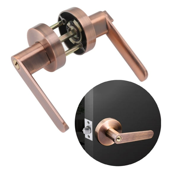 Door Entry Lever, Modern Operation Passage Door Lever Set Simple Aluminum Alloy for Bedroom for Closet