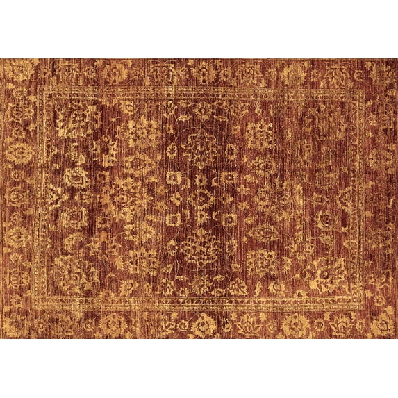 Ahgly Company Indoor Rectangle Oriental Brown Traditional Area Rugs, 2' x 3'