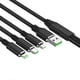 thumbnail image 2 of 3 in 1 Charging Cable Quick Charge Cable Data Compatible with iOS/Android Devices, 2 of 5