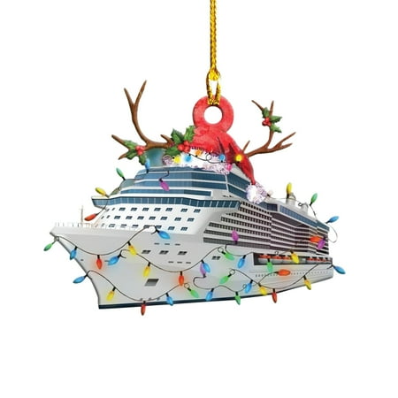 

Yoslce Christmas Ornaments Christmas Decor 1Pc Christmas Ornaments Hanging Decoration Gift Product Personalized Family Iron Fire Truck Excavator Excavator Pendant