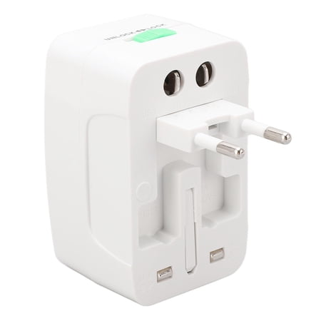Universal Travel Adaptor, Power Converter ABS Copper 100-240VAC Scratch ...