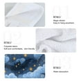 thumbnail image 5 of 2PCS Velcro Hangable Hand Towels Quick-Drying Hanging Kitchen Towels for Kitchen & Bathroom Stars and Bats, 5 of 7