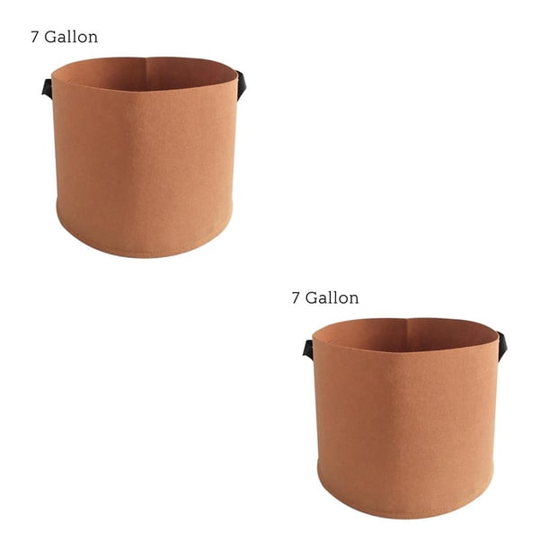Matsuzay Bolsas para cultivo de plantas de jardín de 1/2/3/5/7 galones, maceta para flores y verduras, maceta para jardín de patatas, bolsa para cultivo Type2 NO2 Matsuzay CBP060552