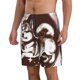 thumbnail image 2 of Balery Vintage Husky Dog Traje de Baño Estilo Hawaiano para Hombre, Shorts de Secado Rápido con Bolsillos-XX-Large, 2 of 6