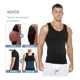 thumbnail image 4 of Playera Sin Mangas Reductora Para Hombre, 4 Piezas, 4 of 8