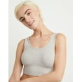 thumbnail image 5 of Hanes Originals Women's Rib Longline Bralette, Cotton Light Steel XS, 5 of 7