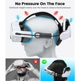 thumbnail image 5 of EUROA VR Accessories Adjustable Elite Strap with 10000mAh Rechargeable Battery for Oculus Quest 2 & 3 VR Headset, 5 of 10