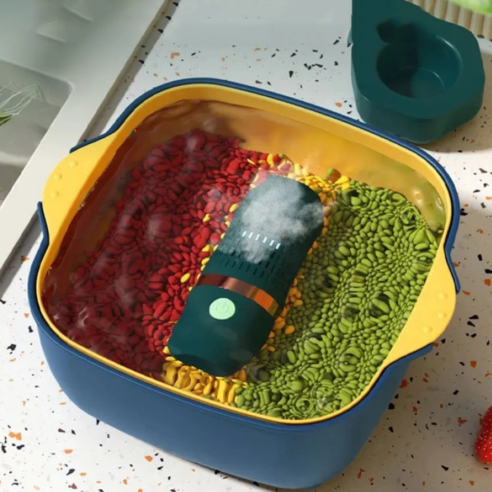 BallsFHK Fruit And Vegetable Cleaner And Purifier Household Portable Ingredients Disinfection Sterilization Washing Machine