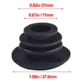 thumbnail image 4 of Rubber Bike Handlebar End Bike Grip Bicycle Bar End 6 Pack, 4 of 9
