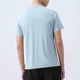 thumbnail image 7 of Mens Workout Shirts Casual Short Sleeve Athletic T-Shirts Stretchy Moisture Wicking Quick Dry Tees Shirts, 7 of 7
