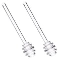 thumbnail image 2 of 4Pcs Glass Honey Dipper Sticks Stirring Sticks, 6" Clear Server Honey Spoon Dipper Stirrer Honey Wand for Honey Pot Jar Containers Honey Dispense Drizzle, Home and Kitchen, 2 of 6