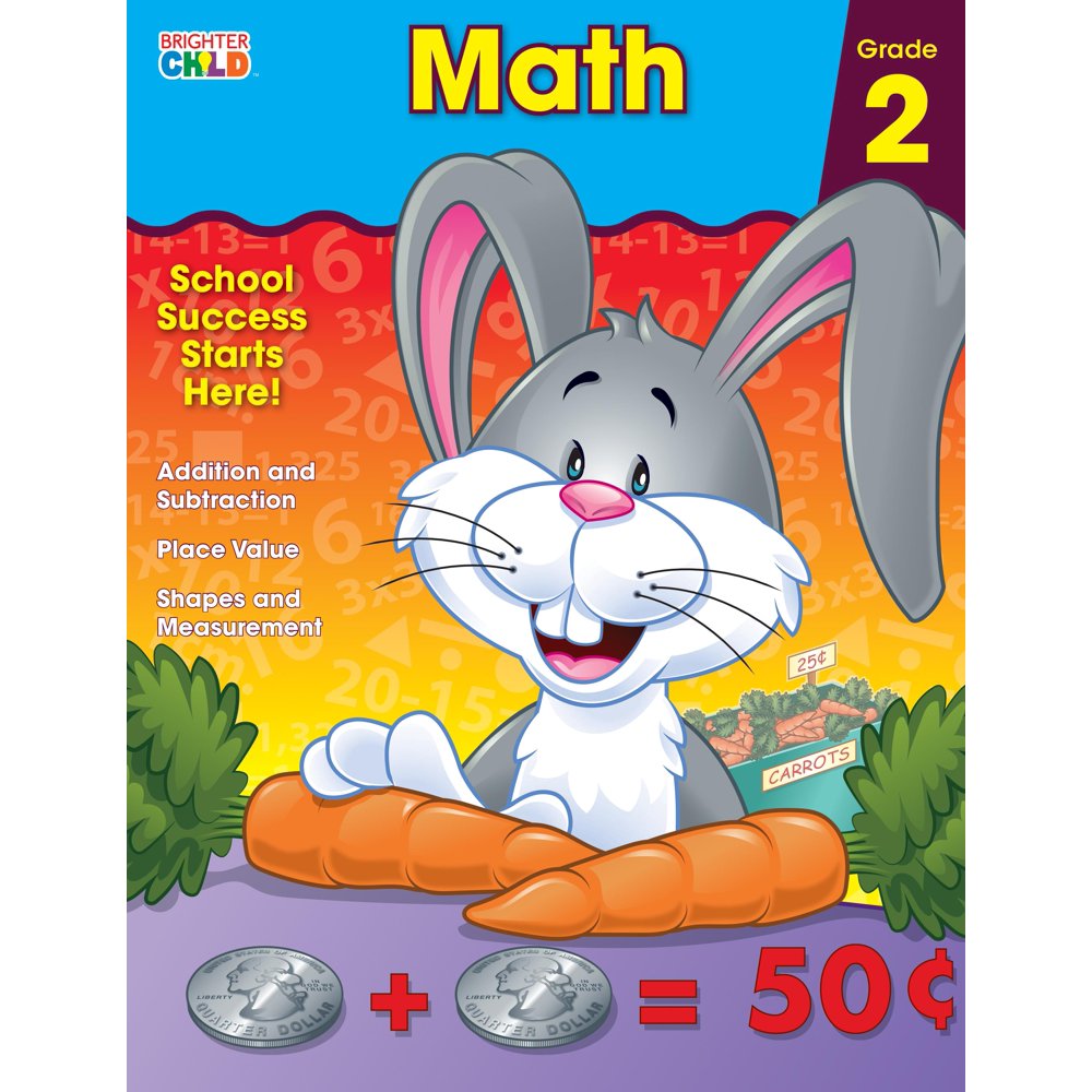 Math Workbook, Grade 2 (Paperback) - Walmart.com - Walmart.com