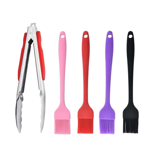 Cepillo Para Hilvanar Barbacoa De Silicona Cepillo Para Hornear Cepillo Resistente Al Calor Cepillo Para Aceite De Cocina Moyic HA024666-00