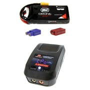 Venom 50C 3S 1000mAh 11.1V Drone Racing LiPo Battery with Universal 2.0 Plug and Venom LiPo and NiMH AC Sport Balance Charger Money Saving Combo
