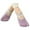 Purple, variant on Tiweut Women's Non- Toe Grip Yoga Socks in Solid Colors for Exercise Black One Size