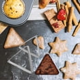 thumbnail image 3 of LOLIPPYY 5-Piece Stainless Steel Triangle Biscuit Cutter Set for Baking, Pancakes, Cookies, and Kitchen Use, 3 of 6